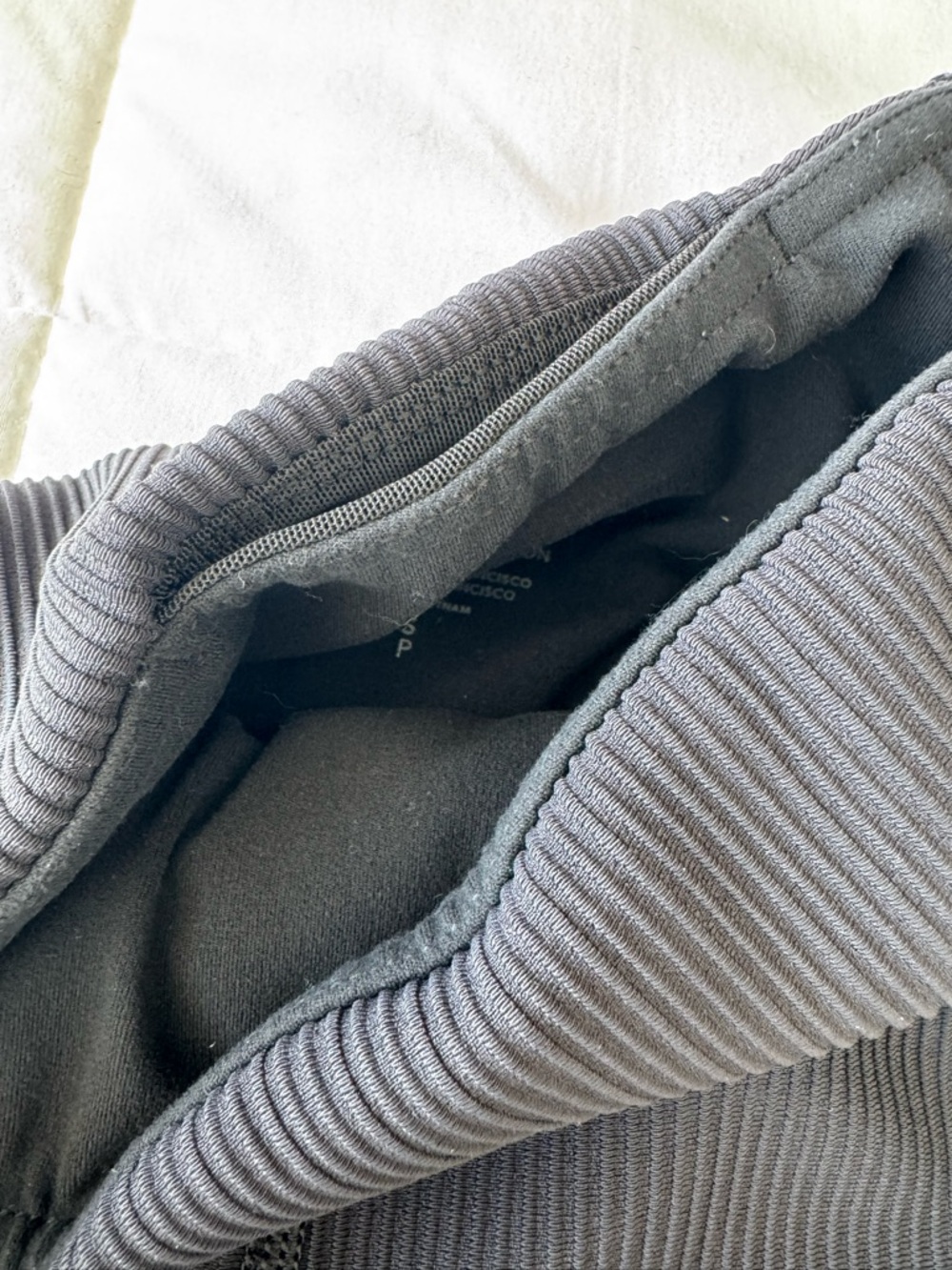Black Ribbed Athletic Set - Picture 11 of 11